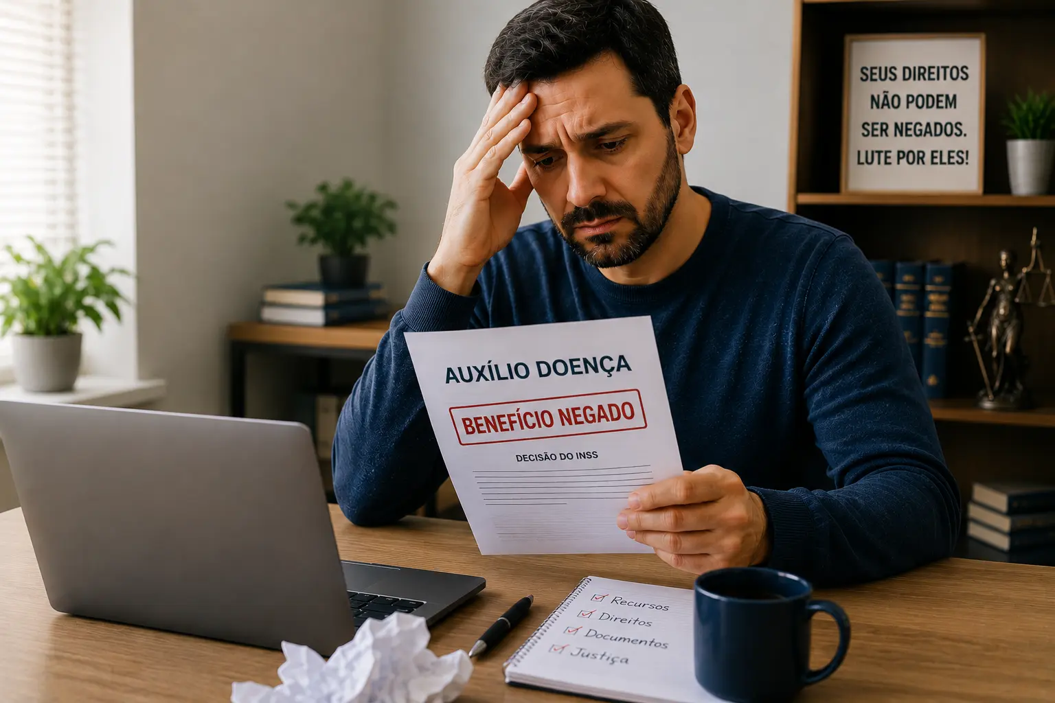 Auxílio-Doença Negado pelo INSS? Descubra o que Fazer AGORA!